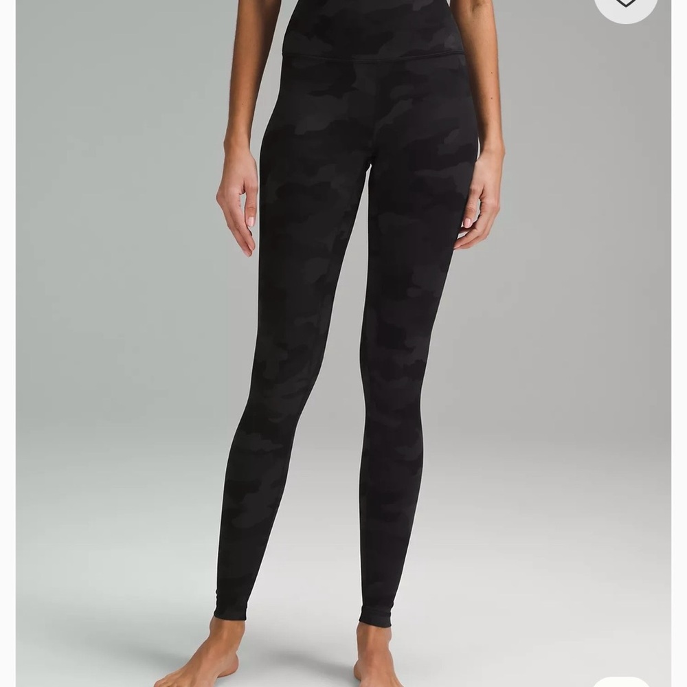 Lululemon Athletica Dark Camouflage Leggings 2